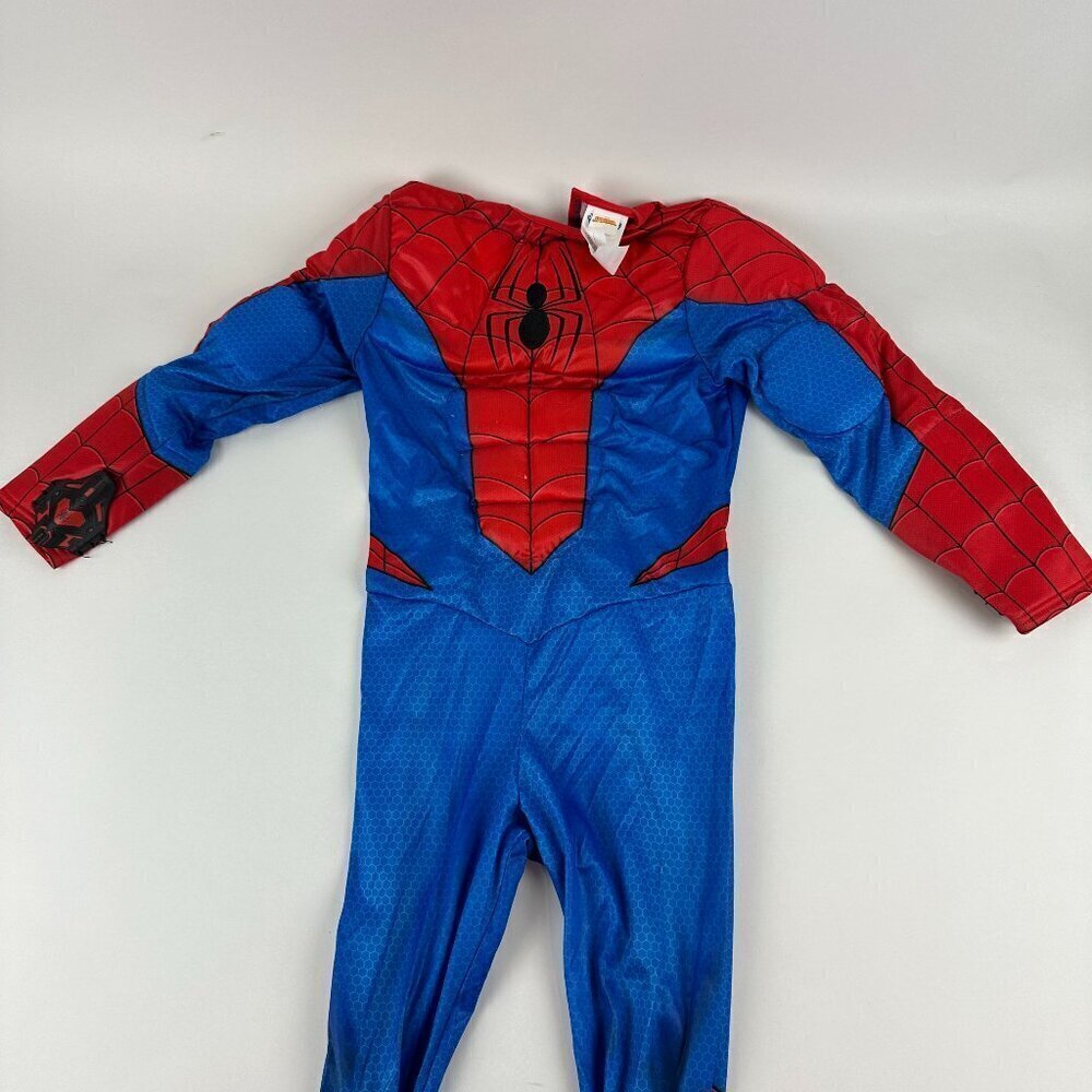 Spiderman Halloween Costume Boys Medium Red Blue